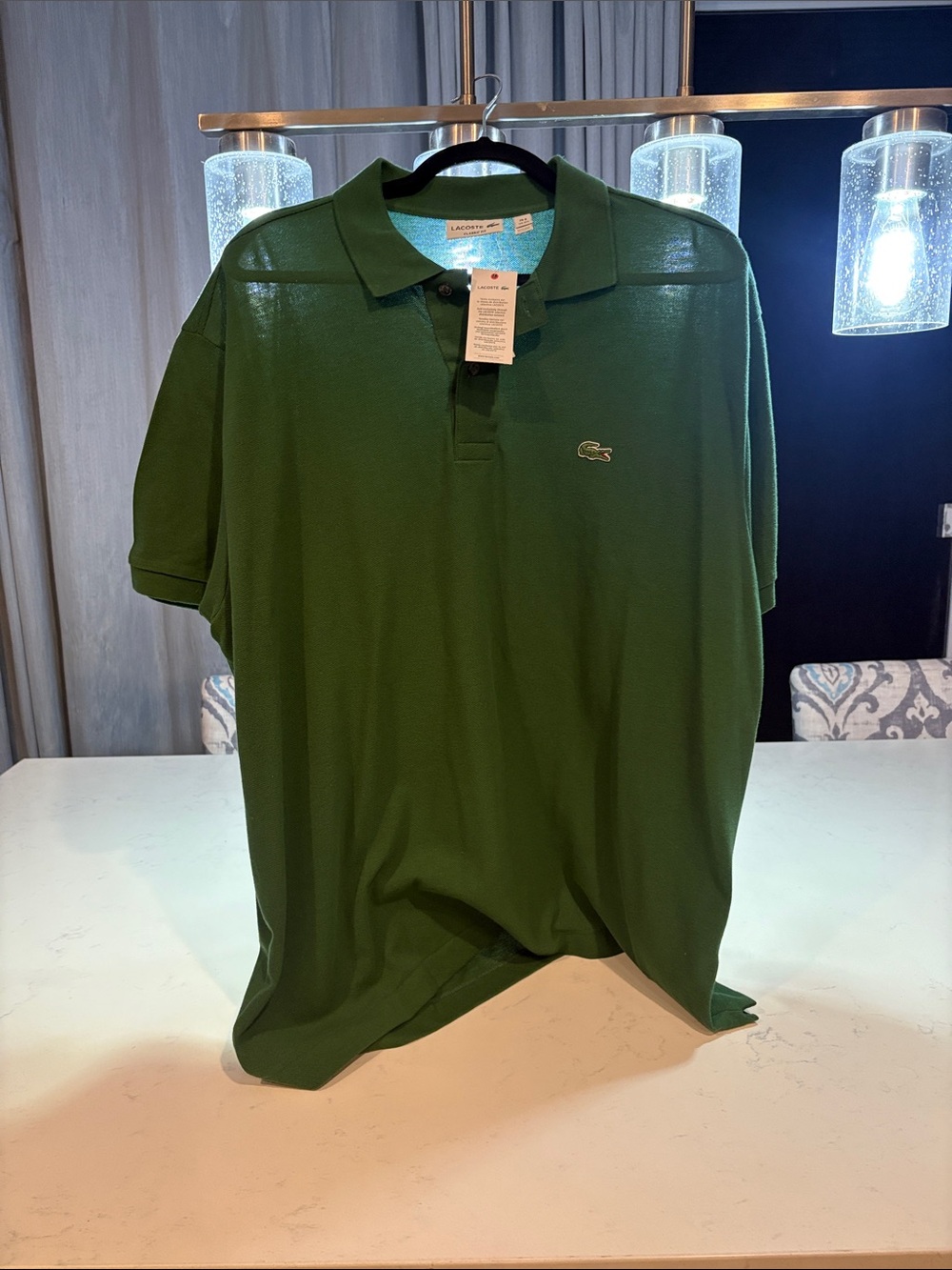 Lacoste Men’s Forest Green Piqué Polo Shirt
